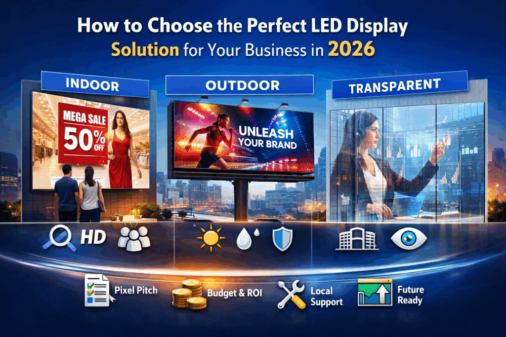 How to Choose the Perfect LED Display Solution for Your Business