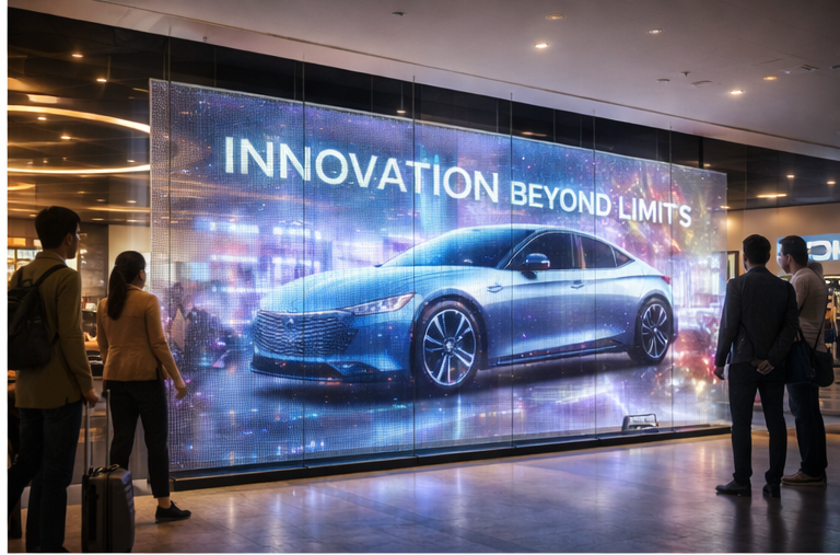 What Is a Transparent LED Display Screen? A Complete Guide for Glass Facades & Storefronts
