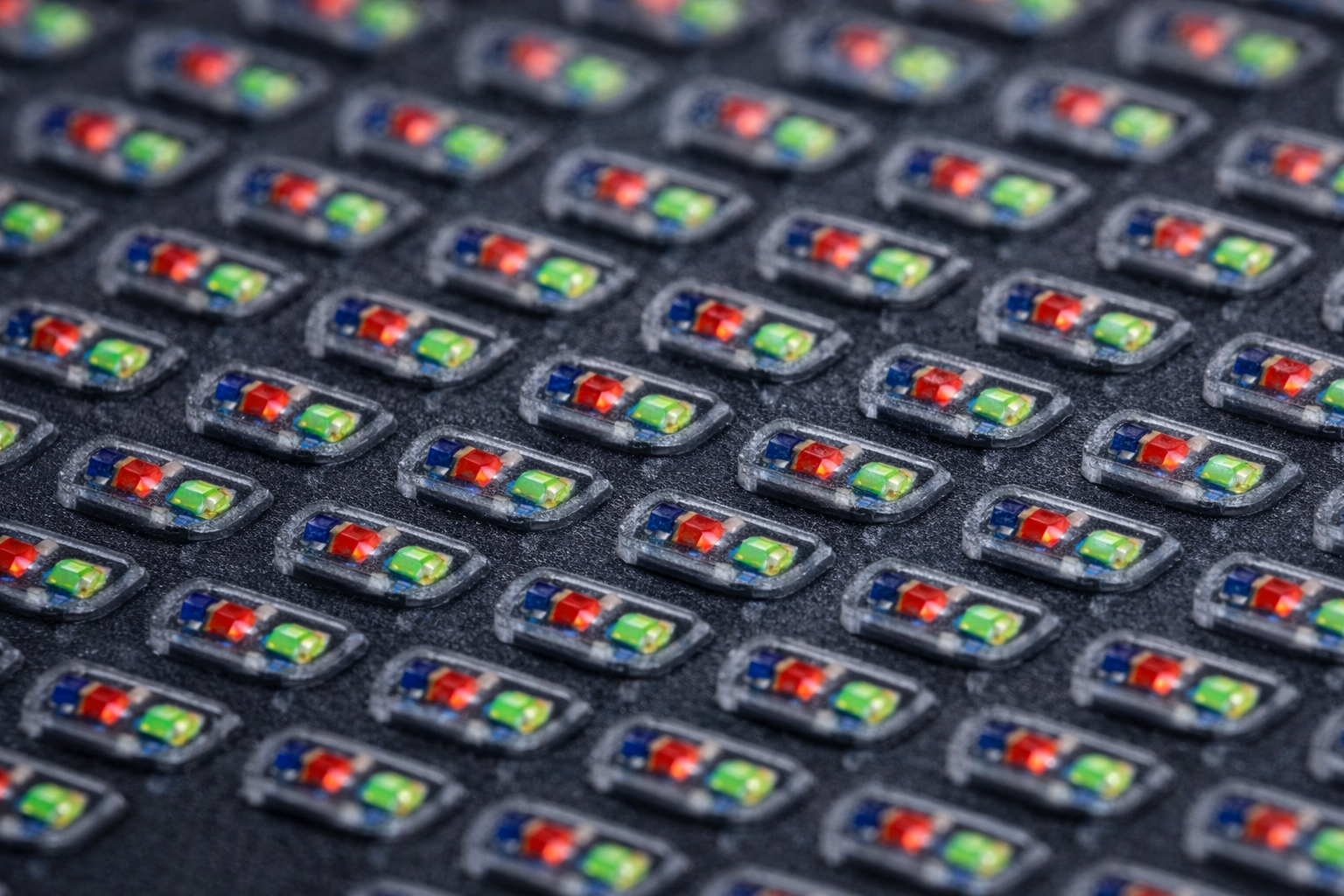 chip on board cob led display module close up